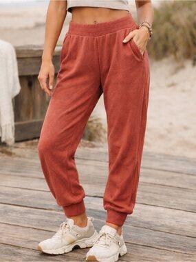 FP MOVEMENT Rust Lounge Joggers Size S